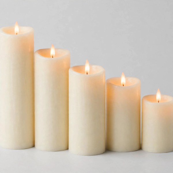 Styled product image of Vinkor Flameless Candles (Set of 9)