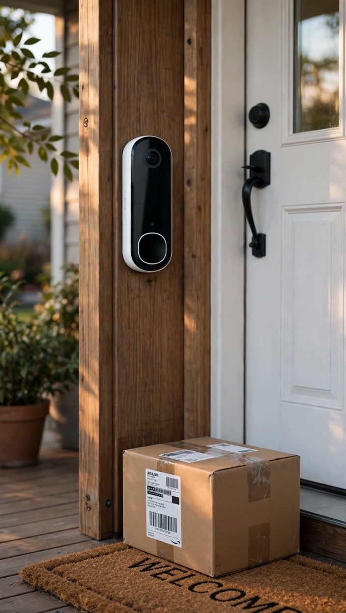 Styled product image of Arlo Video Doorbell HD (2nd Gen)