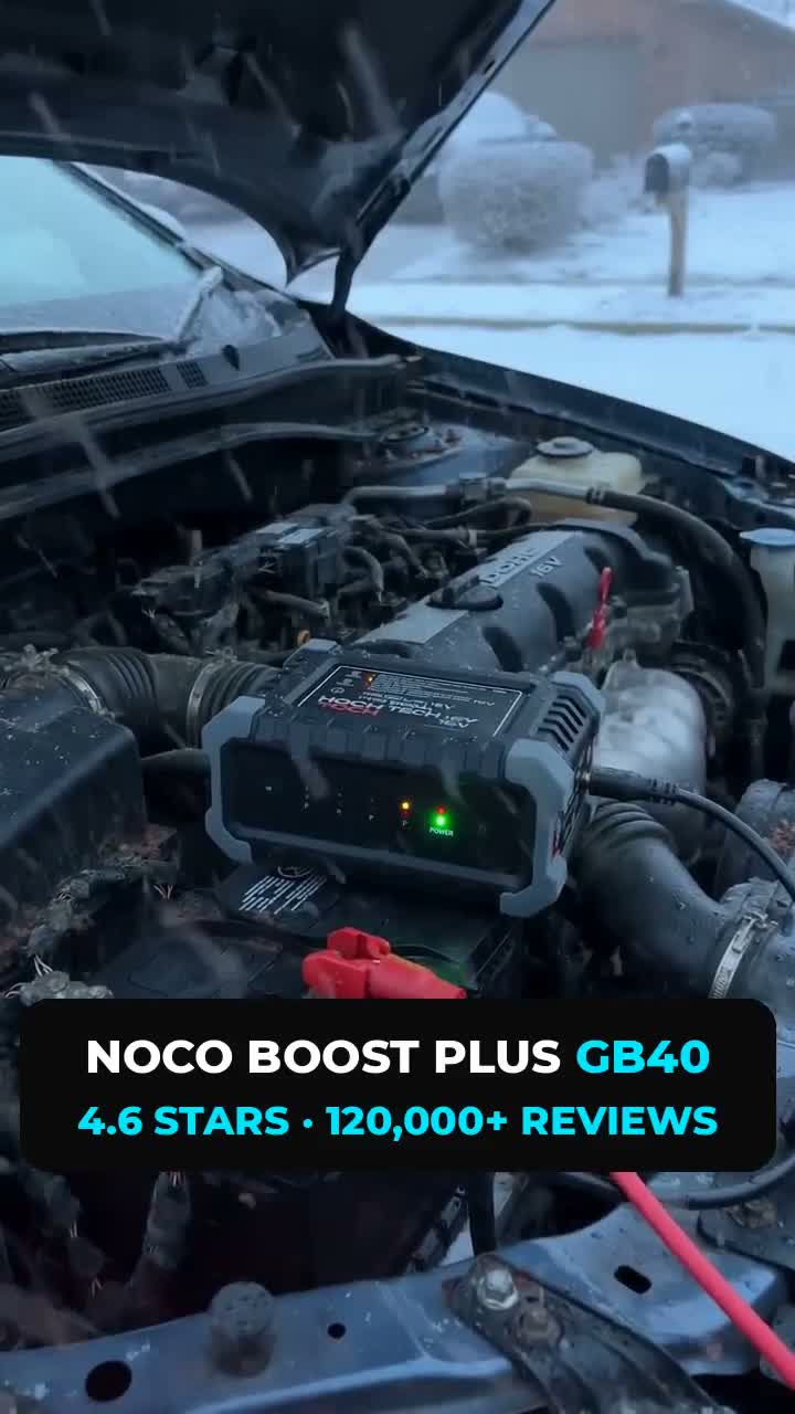 Styled product image of NOCO Boost Plus GB40 Jump Starter